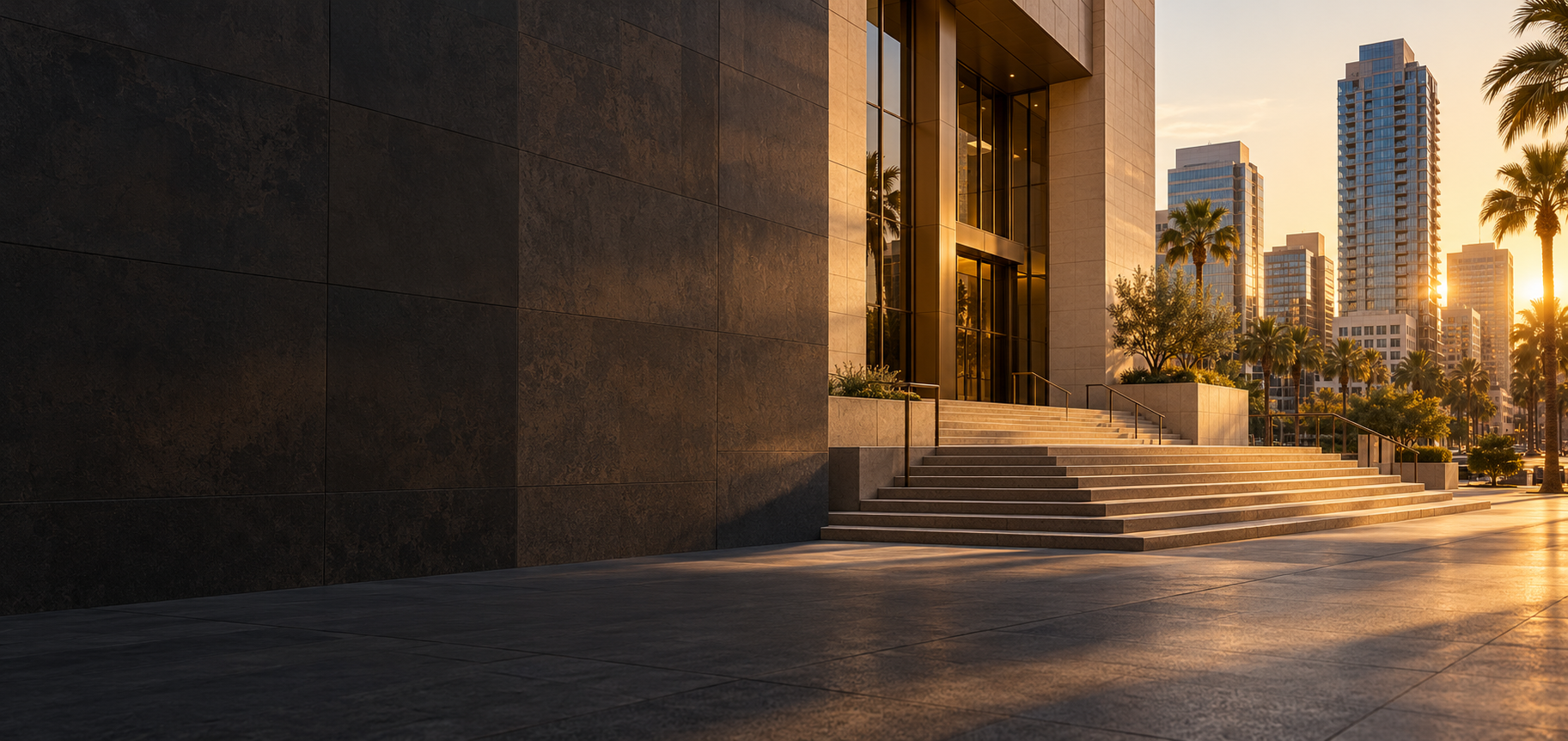 Contemporary civic justice building